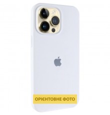 Чохол Silicone Case (AA) Logo with MagSafe для Apple iPhone 17 Pro (6.3") Білий / White