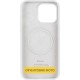 Чохол Silicone Case (AA) Logo with MagSafe для Apple iPhone 17 Pro (6.3") Білий / White