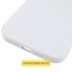 Чохол Silicone Case (AA) Logo with MagSafe для Apple iPhone 17 Pro (6.3") Білий / White