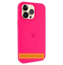 Чохол Silicone Case (AA) Logo with MagSafe для Apple iPhone 17 Pro (6.3") Рожевий / Barbie pink