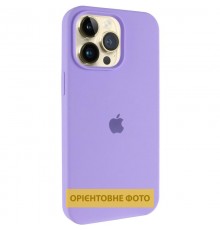 Чохол Silicone Case (AA) Logo with MagSafe для Apple iPhone 17 Pro (6.3") Бузковий / Dasheen