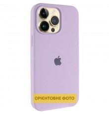 Чохол Silicone Case (AA) Logo with MagSafe для Apple iPhone 17 Pro (6.3") Бузковий / Lilac