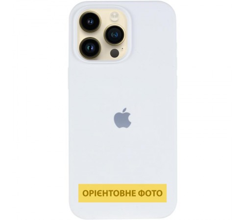 Чохол Silicone Case (AA) Logo with MagSafe для Apple iPhone 17 Pro Max (6.9") Білий / White