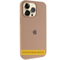 Чохол Silicone Case (AA) Logo with MagSafe для Apple iPhone 17 Pro Max (6.9") Бежевий / Desert Gold