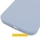 Чохол Silicone Case (AA) Logo with MagSafe для Apple iPhone 17 Pro Max (6.9") Блакитний / Lilac Blue