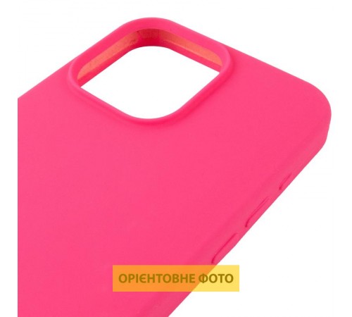 Чохол Silicone Case (AA) Logo with MagSafe для Apple iPhone 17 Pro Max (6.9") Рожевий / Barbie pink