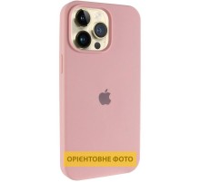 Чохол Silicone Case (AA) Logo with MagSafe для Apple iPhone 17 Pro Max (6.9") Рожевий / Pink Sand