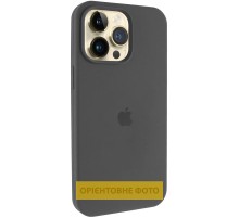 Чохол Silicone Case (AA) Logo with MagSafe для Apple iPhone 17 Pro Max (6.9") Сірий / Dark Gray