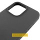 Чохол Silicone Case (AA) Logo with MagSafe для Apple iPhone 17 Pro Max (6.9") Сірий / Dark Gray