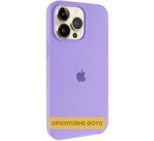 Чохол Silicone Case (AA) Logo with MagSafe для Apple iPhone 17 Pro Max (6.9") Бузковий / Dasheen