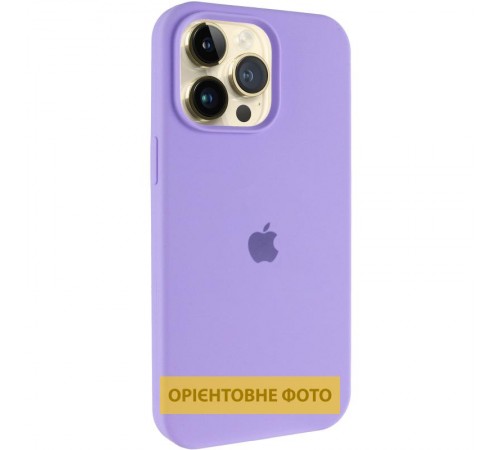Чохол Silicone Case (AA) Logo with MagSafe для Apple iPhone 17 Pro Max (6.9") Бузковий / Dasheen