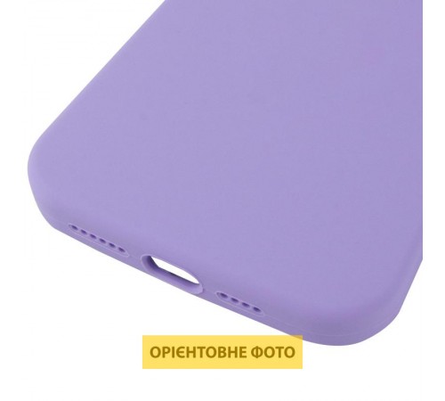 Чохол Silicone Case (AA) Logo with MagSafe для Apple iPhone 17 Pro Max (6.9") Бузковий / Dasheen