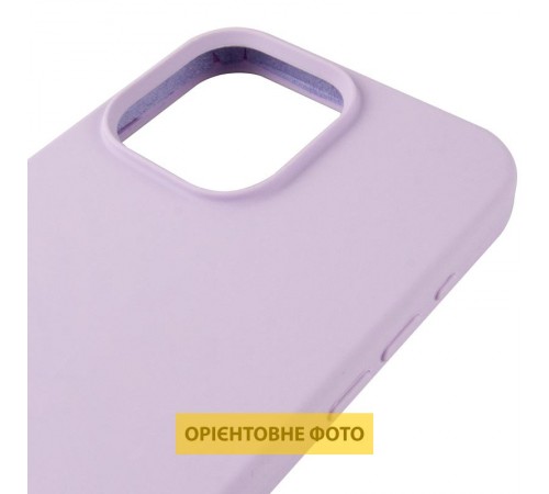 Чохол Silicone Case (AA) Logo with MagSafe для Apple iPhone 17 Pro Max (6.9") Бузковий / Lilac