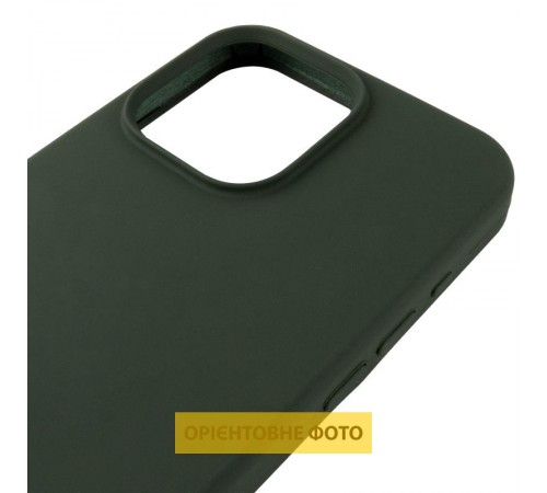 Чохол Silicone Case (AA) Logo with MagSafe для Apple iPhone 17 Pro Max (6.9") Зелений / Cyprus Green