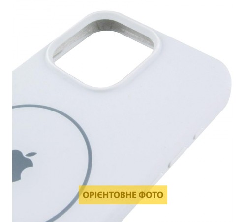 Чохол Silicone Case Full Protective (AA) V2 with MagSafe для Apple iPhone 17 (6.3") Білий / White