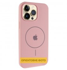 Чохол Silicone Case Full Protective (AA) V2 with MagSafe для Apple iPhone 17 (6.3") Рожевий / Pink Sand