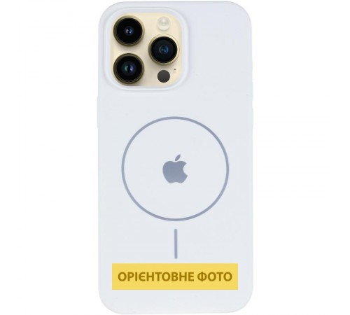 Чохол Silicone Case Full Protective (AA) V2 with MagSafe для Apple iPhone 17 Air (6.6") Білий / White