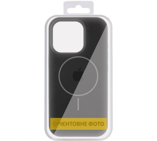 Чохол Silicone Case Full Protective (AA) V2 with MagSafe для Apple iPhone 17 Air (6.6") Чорний / Black