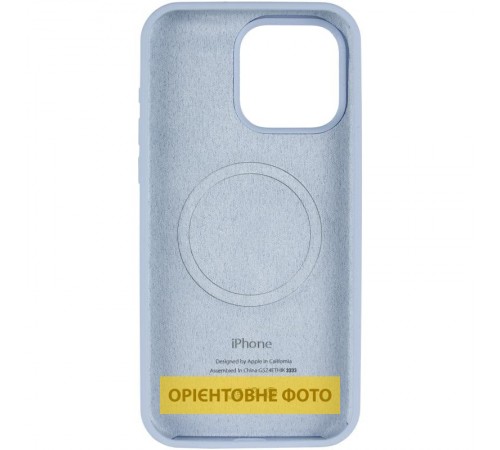 Чохол Silicone Case Full Protective (AA) V2 with MagSafe для Apple iPhone 17 Air (6.6") Блакитний / Lilac Blue