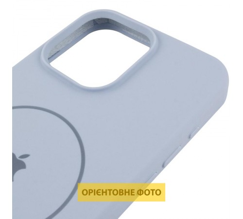 Чохол Silicone Case Full Protective (AA) V2 with MagSafe для Apple iPhone 17 Air (6.6") Блакитний / Lilac Blue