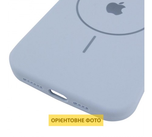 Чохол Silicone Case Full Protective (AA) V2 with MagSafe для Apple iPhone 17 Air (6.6") Блакитний / Lilac Blue