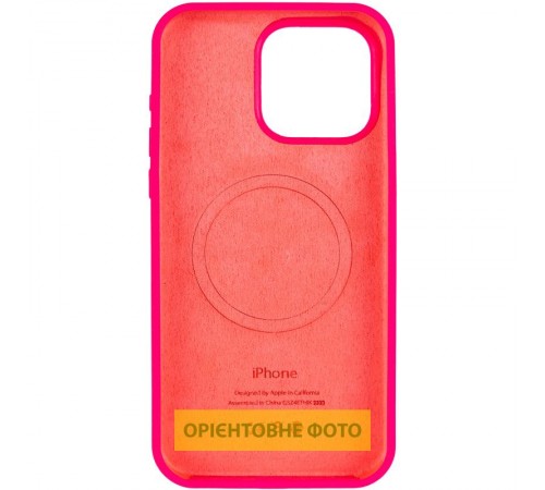 Чохол Silicone Case Full Protective (AA) V2 with MagSafe для Apple iPhone 17 Air (6.6") Рожевий / Barbie pink