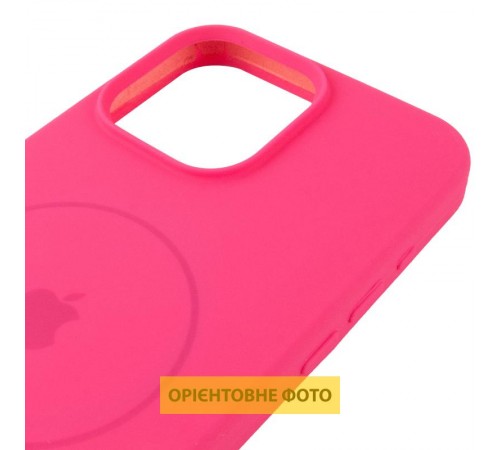 Чохол Silicone Case Full Protective (AA) V2 with MagSafe для Apple iPhone 17 Air (6.6") Рожевий / Barbie pink