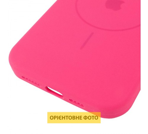 Чохол Silicone Case Full Protective (AA) V2 with MagSafe для Apple iPhone 17 Air (6.6") Рожевий / Barbie pink
