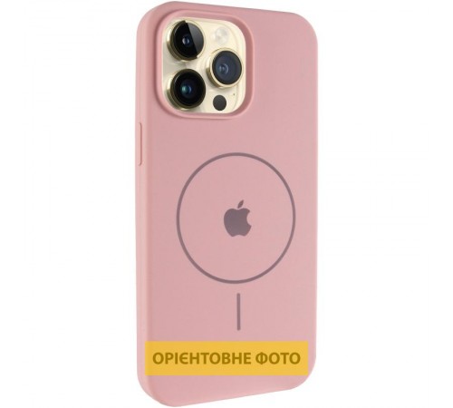 Чохол Silicone Case Full Protective (AA) V2 with MagSafe для Apple iPhone 17 Air (6.6") Рожевий / Pink Sand