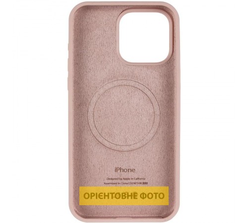 Чохол Silicone Case Full Protective (AA) V2 with MagSafe для Apple iPhone 17 Air (6.6") Рожевий / Pink Sand