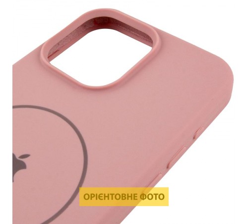 Чохол Silicone Case Full Protective (AA) V2 with MagSafe для Apple iPhone 17 Air (6.6") Рожевий / Pink Sand
