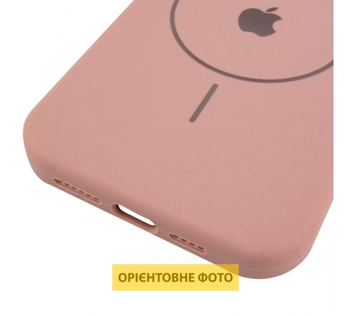 Чохол Silicone Case Full Protective (AA) V2 with MagSafe для Apple iPhone 17 Air (6.6") Рожевий / Pink Sand
