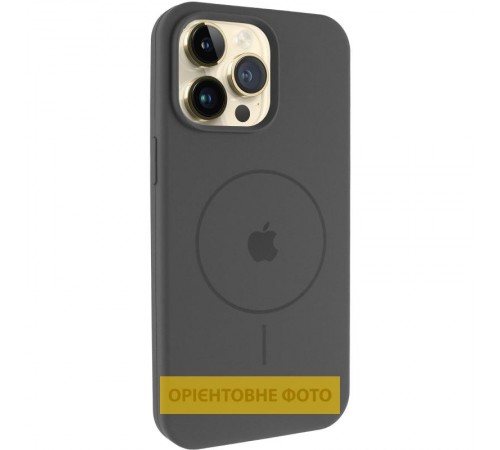 Чохол Silicone Case Full Protective (AA) V2 with MagSafe для Apple iPhone 17 Air (6.6") Сірий / Dark Gray
