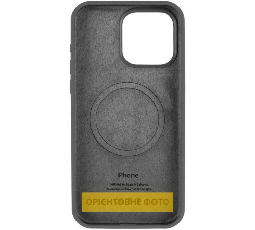 Чохол Silicone Case Full Protective (AA) V2 with MagSafe для Apple iPhone 17 Air (6.6") Сірий / Dark Gray