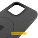 Чохол Silicone Case Full Protective (AA) V2 with MagSafe для Apple iPhone 17 Air (6.6") Сірий / Dark Gray