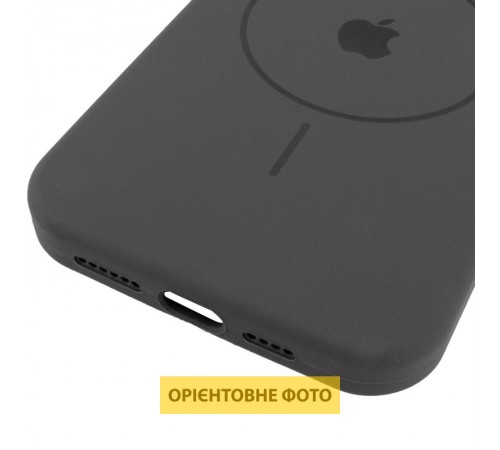 Чохол Silicone Case Full Protective (AA) V2 with MagSafe для Apple iPhone 17 Air (6.6") Сірий / Dark Gray