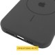Чохол Silicone Case Full Protective (AA) V2 with MagSafe для Apple iPhone 17 Air (6.6") Сірий / Dark Gray