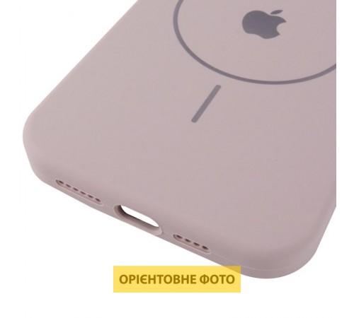 Чохол Silicone Case Full Protective (AA) V2 with MagSafe для Apple iPhone 17 Air (6.6") Сірий / Lavender