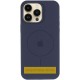 Чохол Silicone Case Full Protective (AA) V2 with MagSafe для Apple iPhone 17 Air (6.6") Темно-синій / Midnight blue
