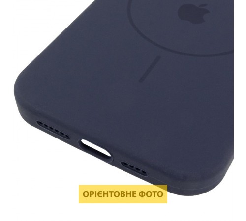 Чохол Silicone Case Full Protective (AA) V2 with MagSafe для Apple iPhone 17 Air (6.6") Темно-синій / Midnight blue