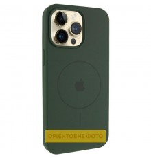 Чохол Silicone Case Full Protective (AA) V2 with MagSafe для Apple iPhone 17 Air (6.6") Зелений / Cyprus Green
