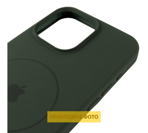 Чохол Silicone Case Full Protective (AA) V2 with MagSafe для Apple iPhone 17 Air (6.6") Зелений / Cyprus Green