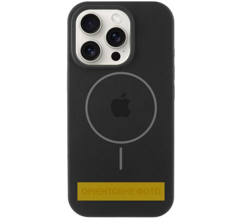 Чохол Silicone Case Full Protective (AA) V2 with MagSafe для Apple iPhone 17 Pro (6.3") Чорний / Black Чохол Silicone Case Full Protective (AA) V2 with MagSafe для Apple iPhone 17 Pro (6.3") Чорний / Black