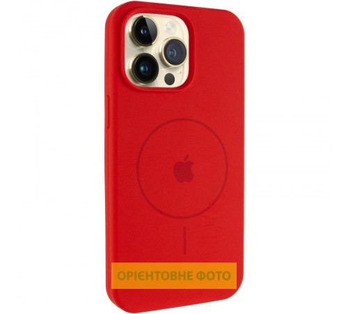Чохол Silicone Case Full Protective (AA) V2 with MagSafe для Apple iPhone 17 Pro (6.3") Червоний / Red Чохол Silicone Case Full Protective (AA) V2 with MagSafe для Apple iPhone 17 Pro (6.3") Червоний / Red