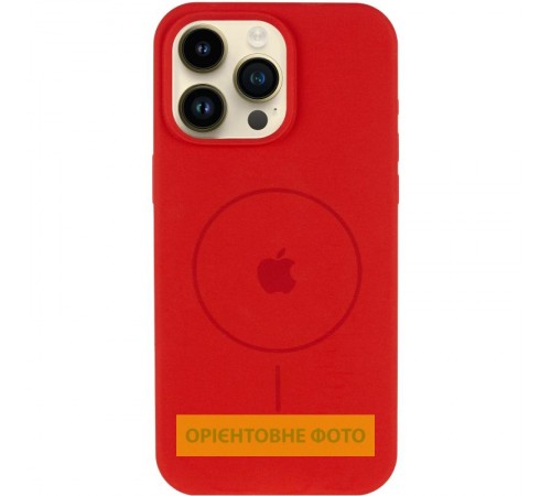 Чохол Silicone Case Full Protective (AA) V2 with MagSafe для Apple iPhone 17 Pro (6.3") Червоний / Red Чохол Silicone Case Full Protective (AA) V2 with MagSafe для Apple iPhone 17 Pro (6.3") Червоний / Red