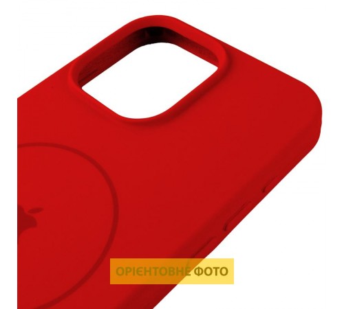 Чохол Silicone Case Full Protective (AA) V2 with MagSafe для Apple iPhone 17 Pro (6.3") Червоний / Red Чохол Silicone Case Full Protective (AA) V2 with MagSafe для Apple iPhone 17 Pro (6.3") Червоний / Red