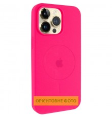 Чохол Silicone Case Full Protective (AA) V2 with MagSafe для Apple iPhone 17 Pro (6.3") Рожевий / Barbie pink