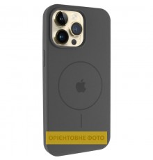 Чохол Silicone Case Full Protective (AA) V2 with MagSafe для Apple iPhone 17 Pro (6.3") Сірий / Dark Gray