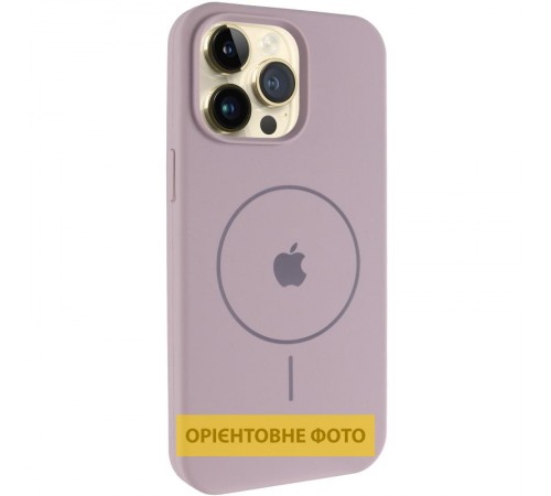 Чохол Silicone Case Full Protective (AA) V2 with MagSafe для Apple iPhone 17 Pro (6.3") Сірий / Lavender Чохол Silicone Case Full Protective (AA) V2 with MagSafe для Apple iPhone 17 Pro (6.3") Сірий / Lavender