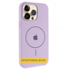 Чохол Silicone Case Full Protective (AA) V2 with MagSafe для Apple iPhone 17 Pro (6.3") Бузковий / Lilac